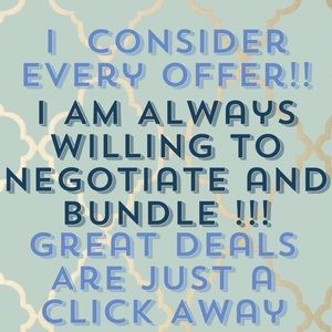 Make me an offer * all offers are considered!